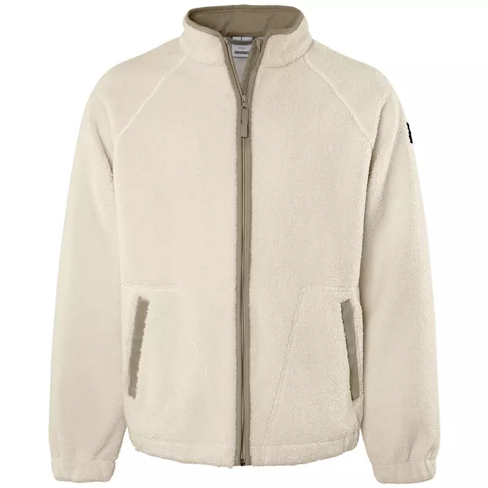 Fristads Copper fibre pile jacket, White, large image number 0
