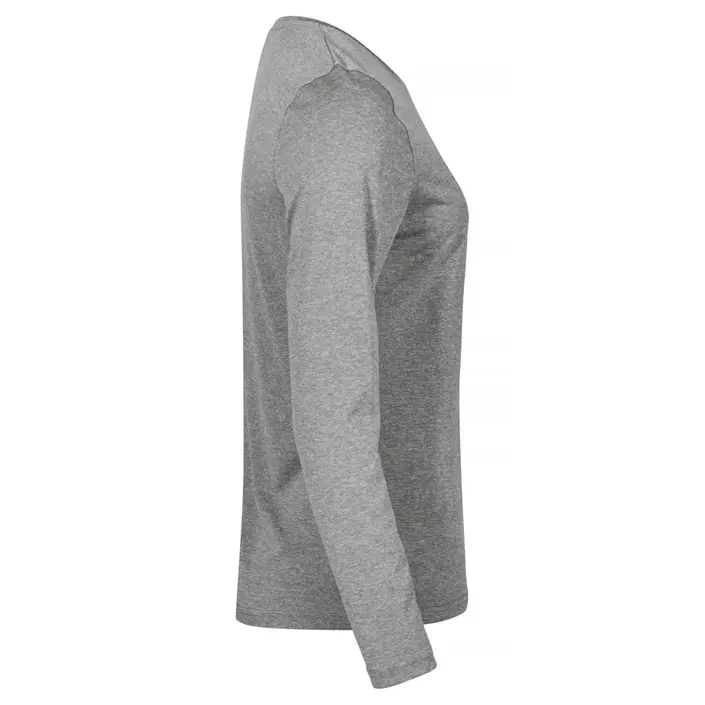 Clique Basic Active Damen langärmliges T-Shirt, Grey melange, large image number 3