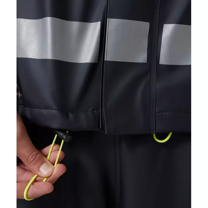 Helly Hansen Alna 2.0 rain jacket, Hi-vis yellow/Ebony, large image number 6