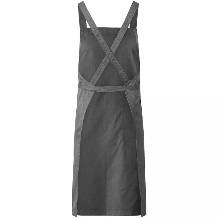 Segers 4577 bröstlappsförkläde, Grey melange, Grey melange, large image number 4