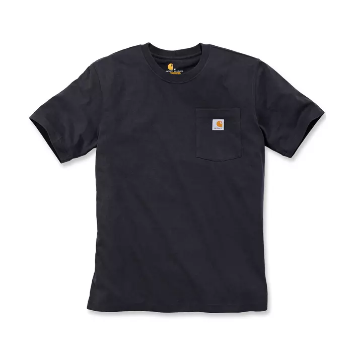Carhartt T-shirt, Sort, large image number 0
