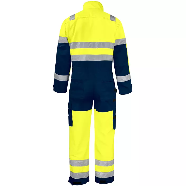 ProJob overall 6203, Varsel gul/marinblå, large image number 1