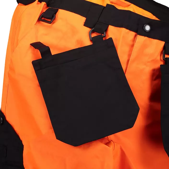 Ocean Roxen Handwerkerhose, Hi-Vis Orange/Schwarz, large image number 2