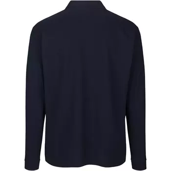 ID PRO Wear  long-sleeved Polo shirt, Marine Blue