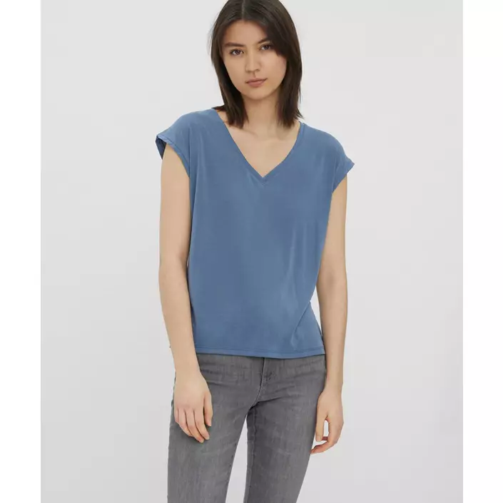 Vero Moda VMFILLI dame T-shirt, China Blue, large image number 1