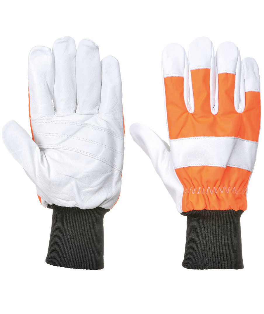 Portwest A290 Oak motors&aring;gs skyddshandskar, Orange/vit