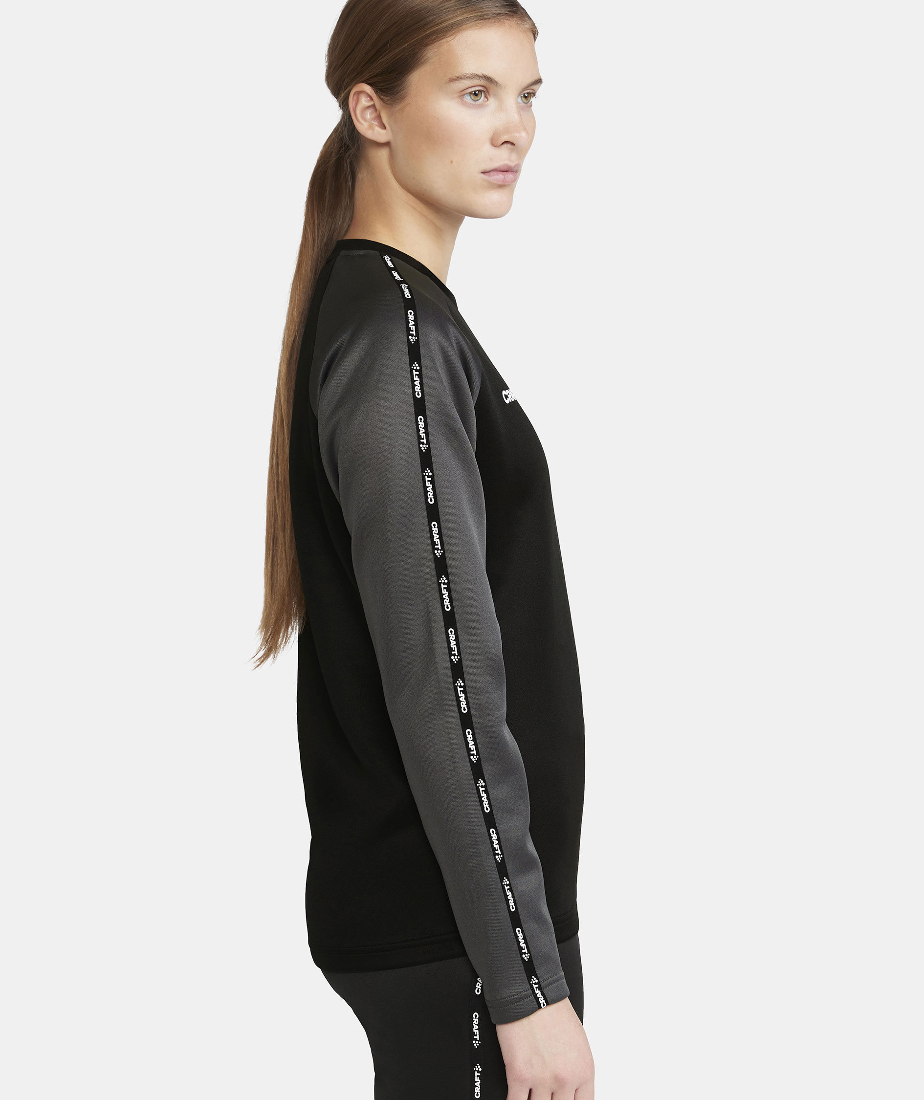 Craft Squad 2.0 tr&auml;ningstr&ouml;ja dam, Black/Granite, large image number 6