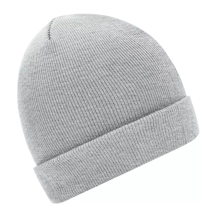 Myrtle Beach strikket hue, Light Grey Melange, Light Grey Melange, large image number 3