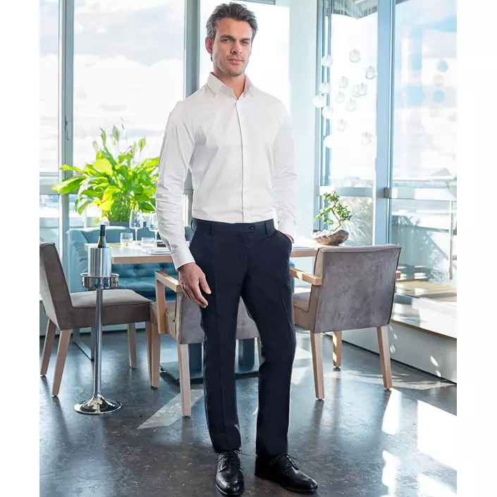 Karlowsky basic betjänar byxa, Black, large image number 1