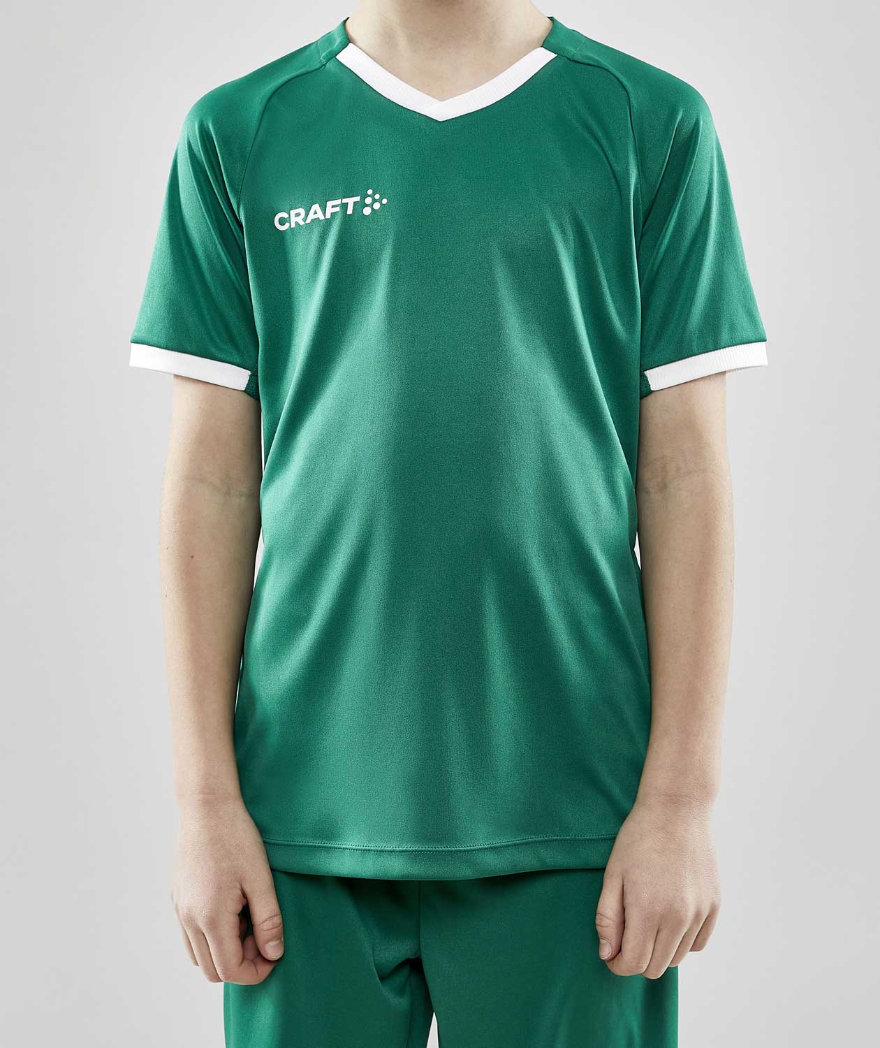 Craft Progress 2.0 Solid Jersey T-shirt f&uuml;r Kinder, Team green, large image number 1