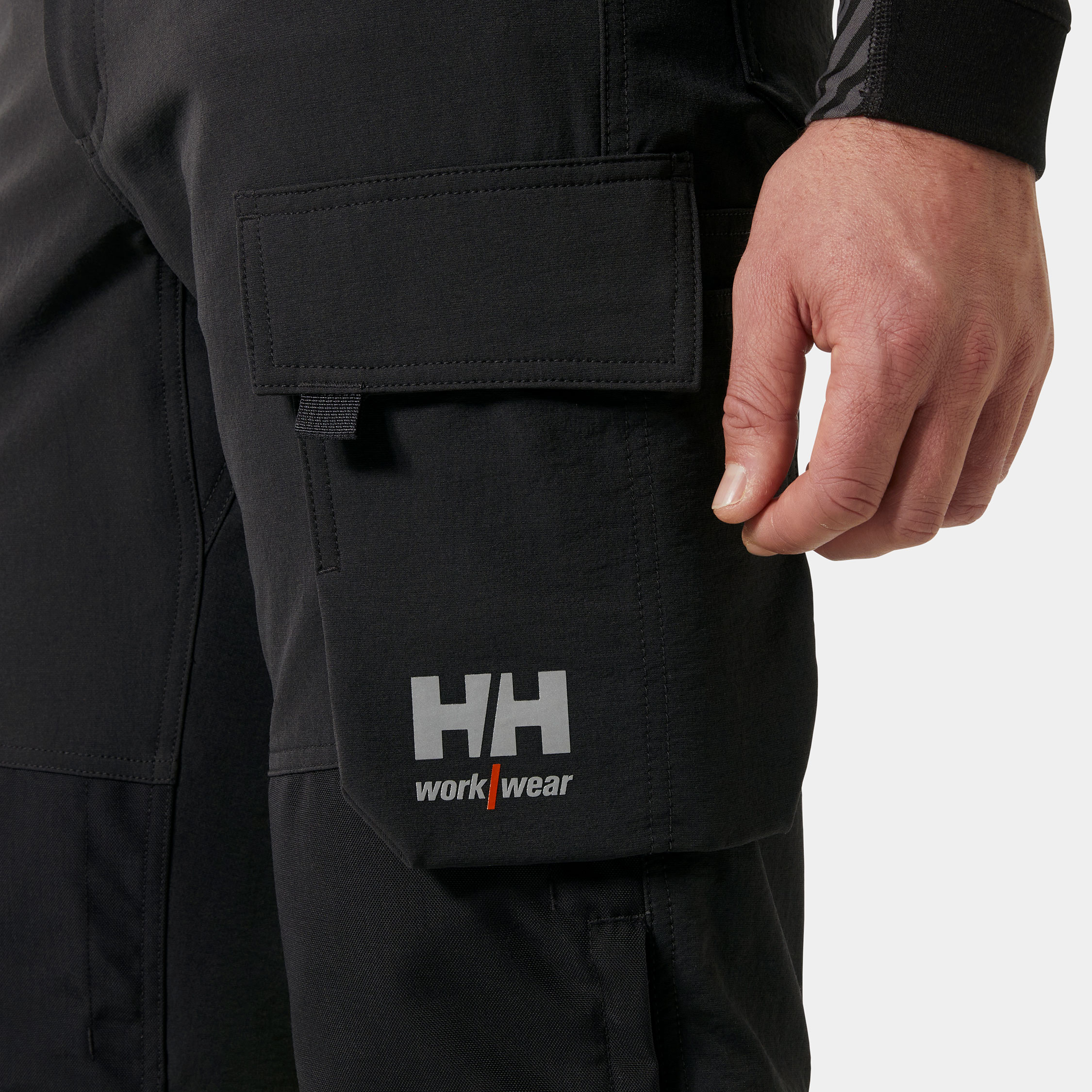 Helly Hansen Alna 4X Connect&trade; work trousers full stretch, Hi-vis yellow/Ebony, large image number 5