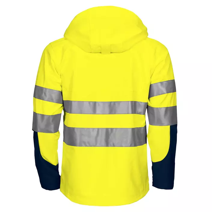 ProJob work jacket 6419, Hi-Vis yellow/marine, large image number 2