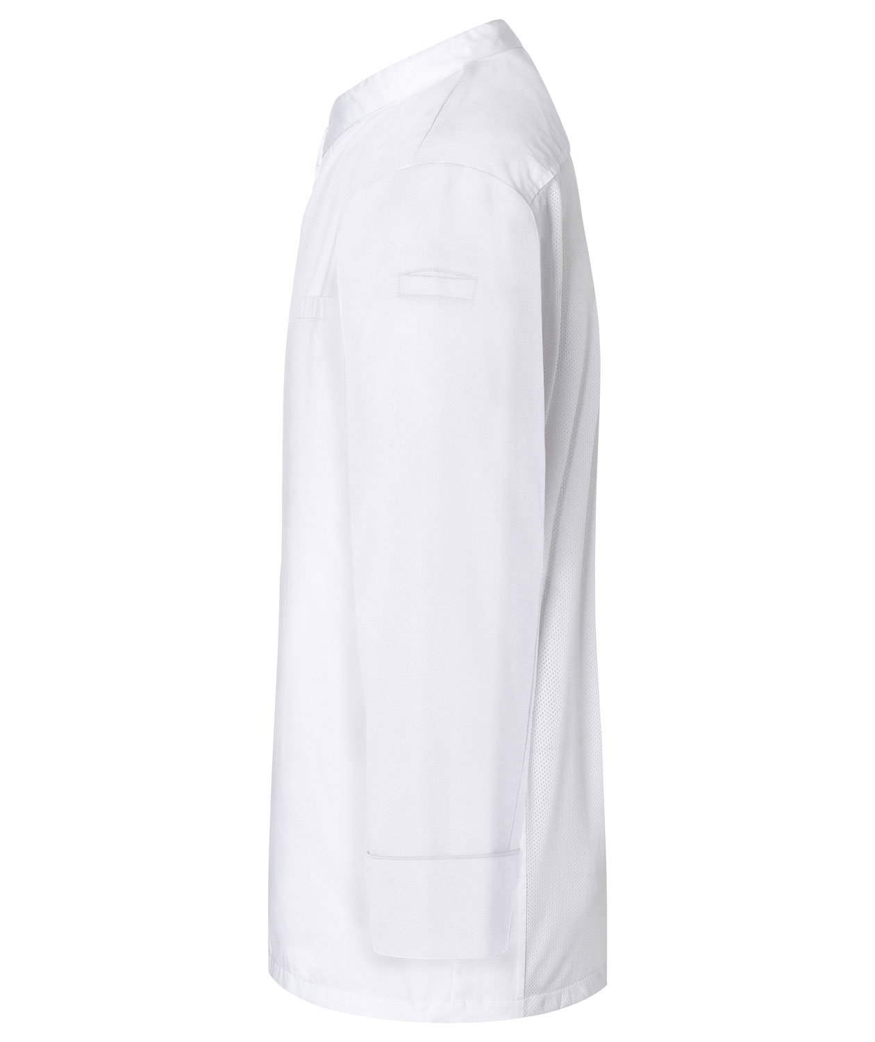 Karlowsky Basic l&aring;ng&auml;rmad kock T-shirt, Vit, large image number 3