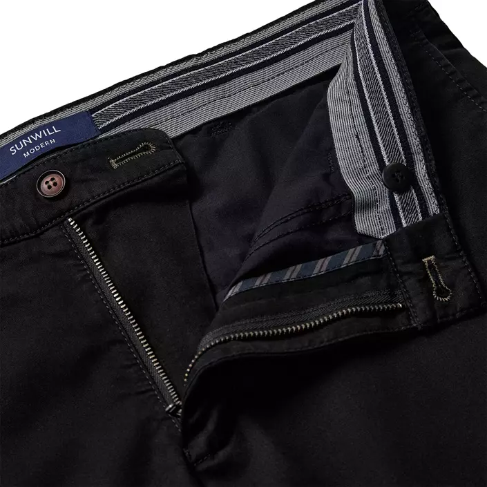 Sunwill Extreme Flex Modern fit trousers, Black, large image number 2