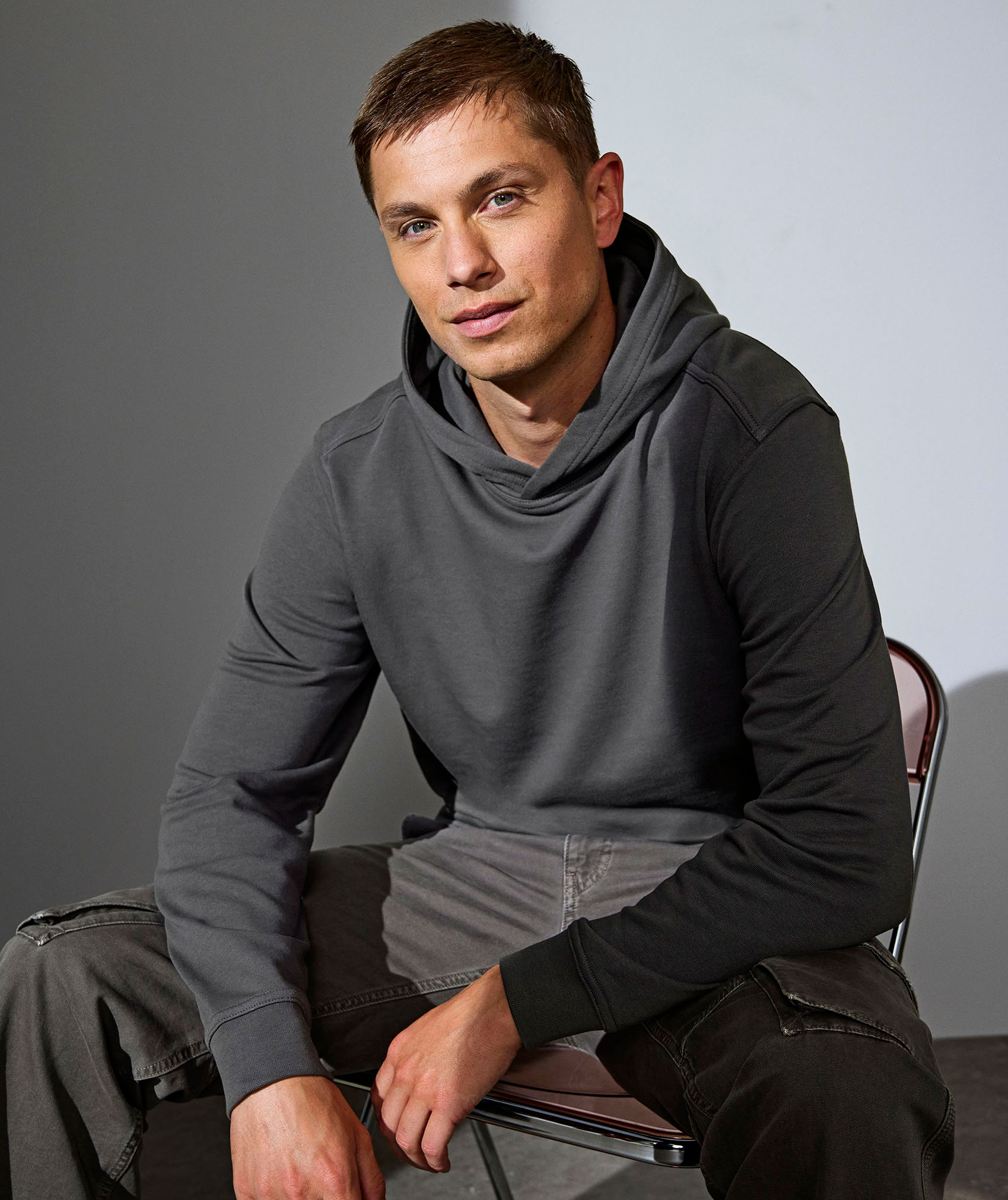 ID Pro Wear Care Hoodie, Silver Grey