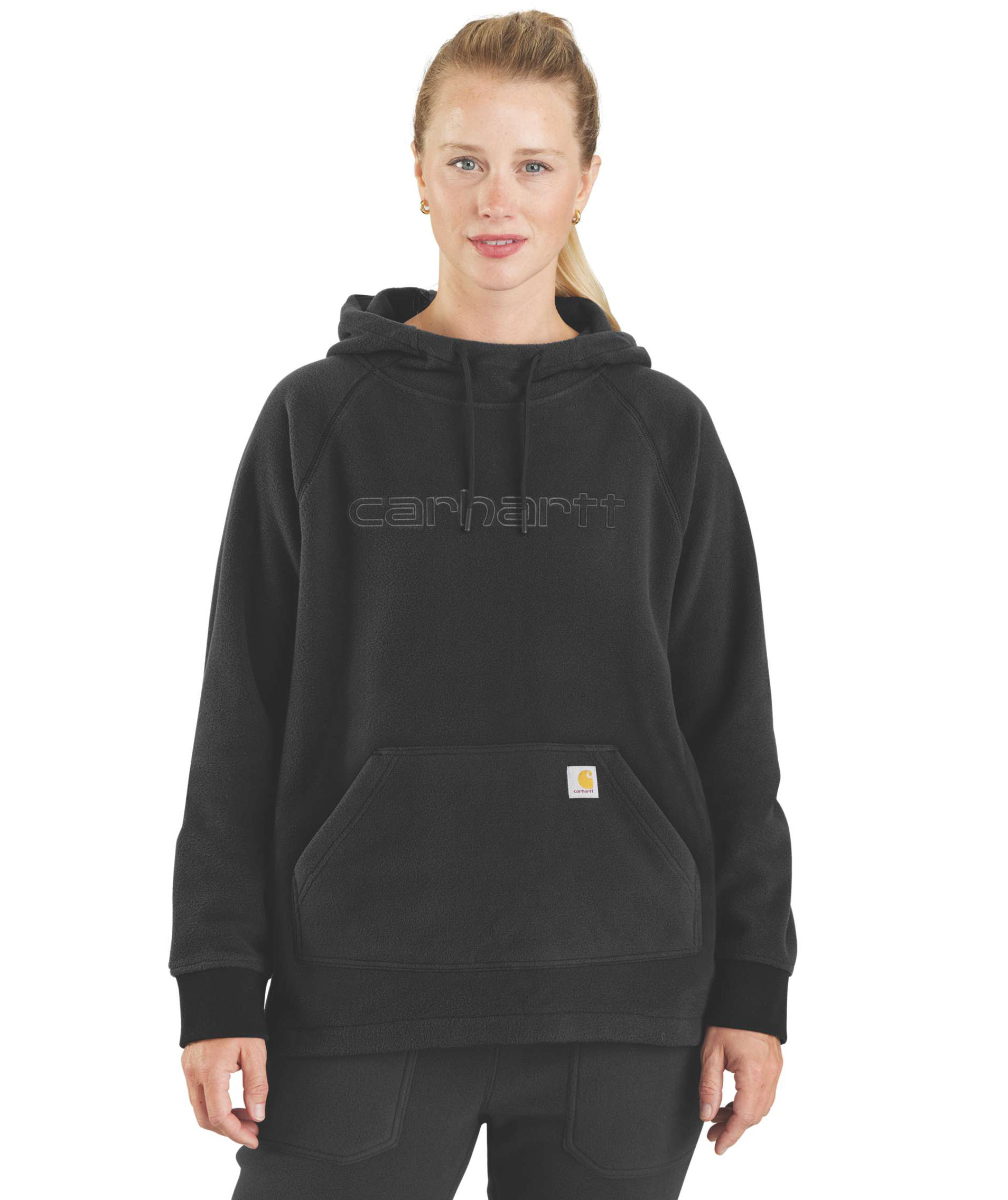 Carhartt Damen Fleece Hoodie, Black