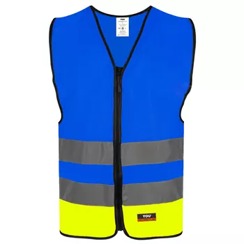 YOU Eskilstuna reflective safety vest, Cornflower Blue