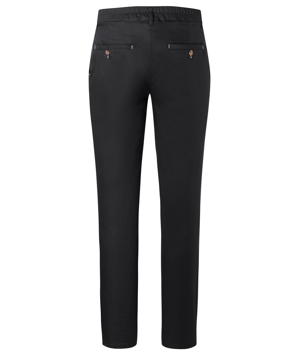 Karlowsky chino trousers with stretch, Black, large image number 2