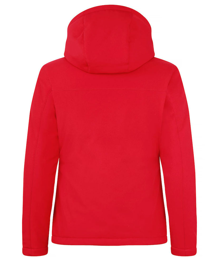 Clique lined women's softshell jacket, Red, large image number 1