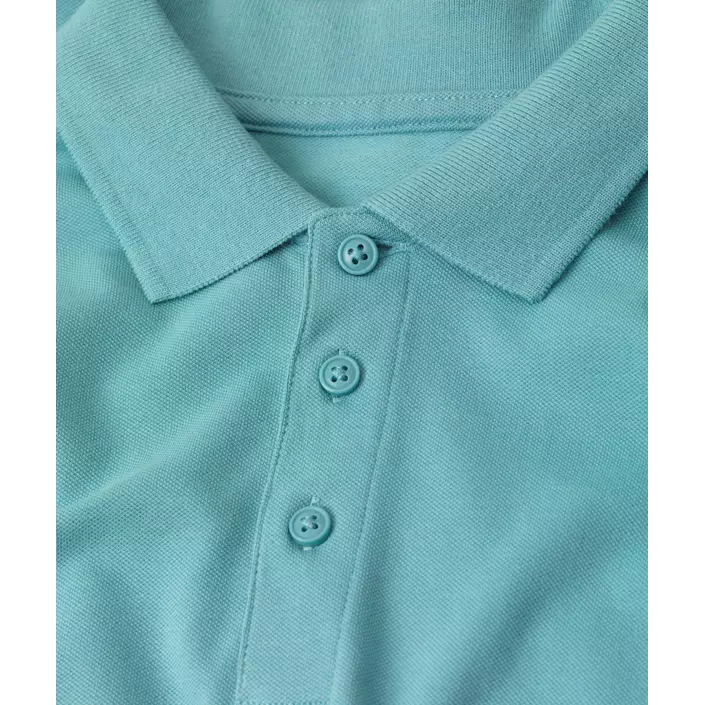 ID organic polo shirt, Dusty Aqua, large image number 3