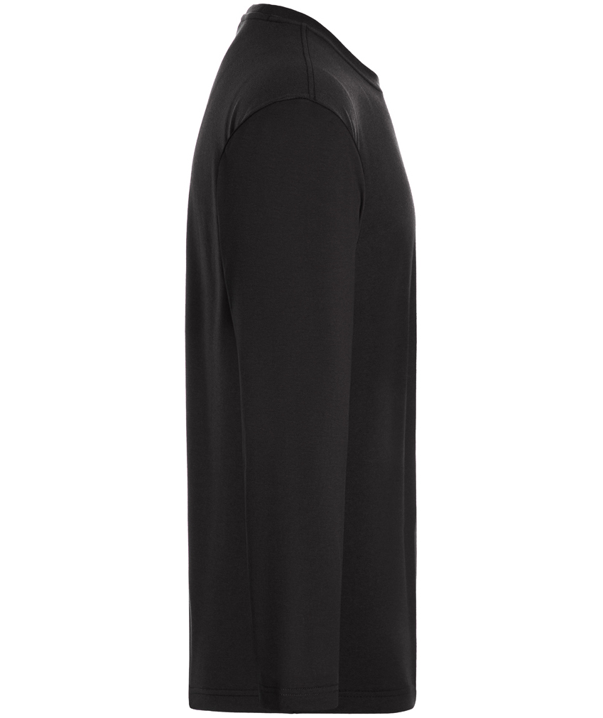 Karlowsky Casual-Flair lang&aelig;rmet t-shirt, Black, large image number 4