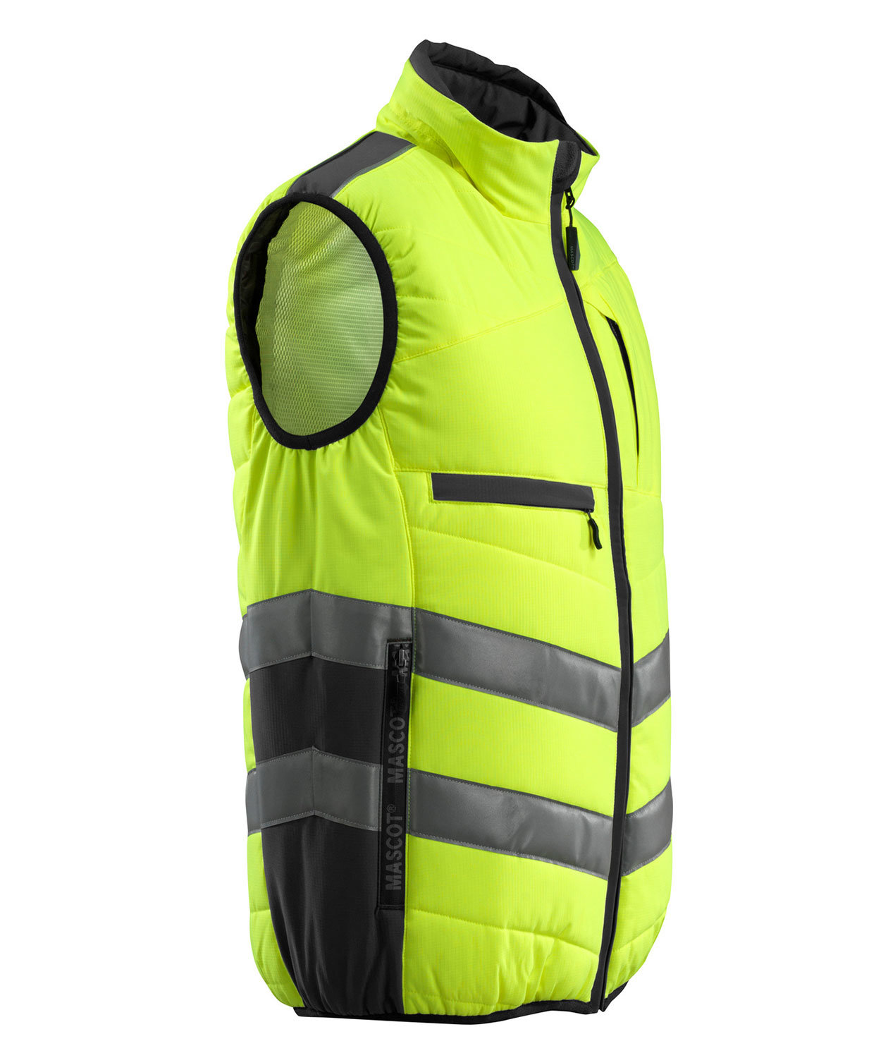 Mascot Safe Supreme Grimsby quilted vest, Hi-vis Yellow/Black, large image number 3