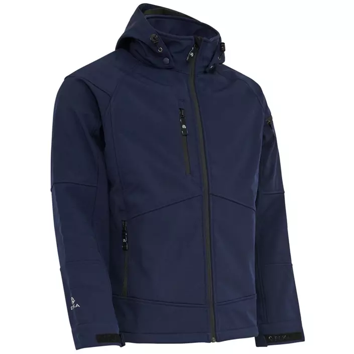 Elka softshell jacket, Marine Blue, large image number 0