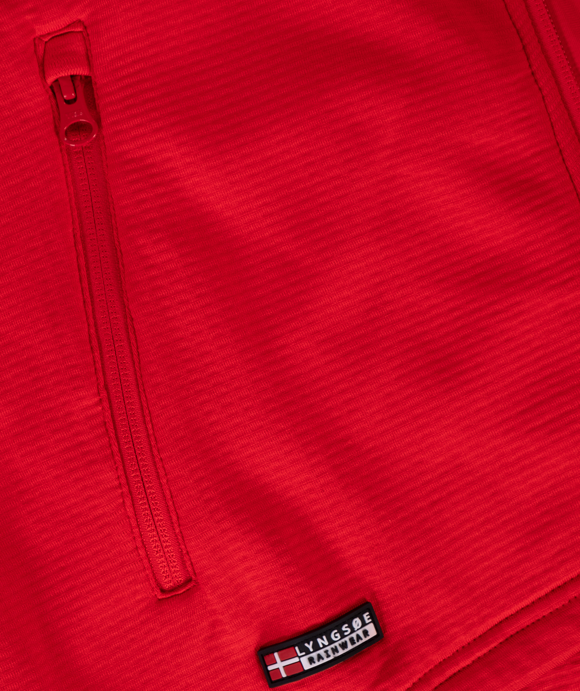 Lyngs&oslash;e microfleece jacket, Red, large image number 3