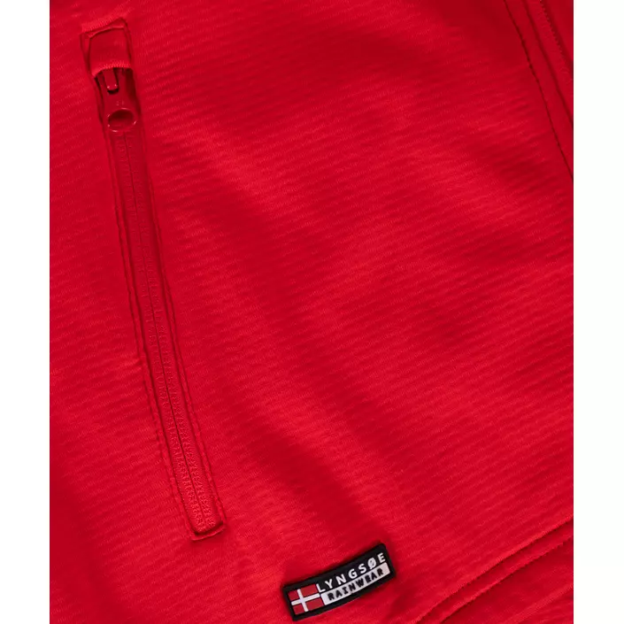 Lyngsøe microfleece jacket, Red, large image number 3