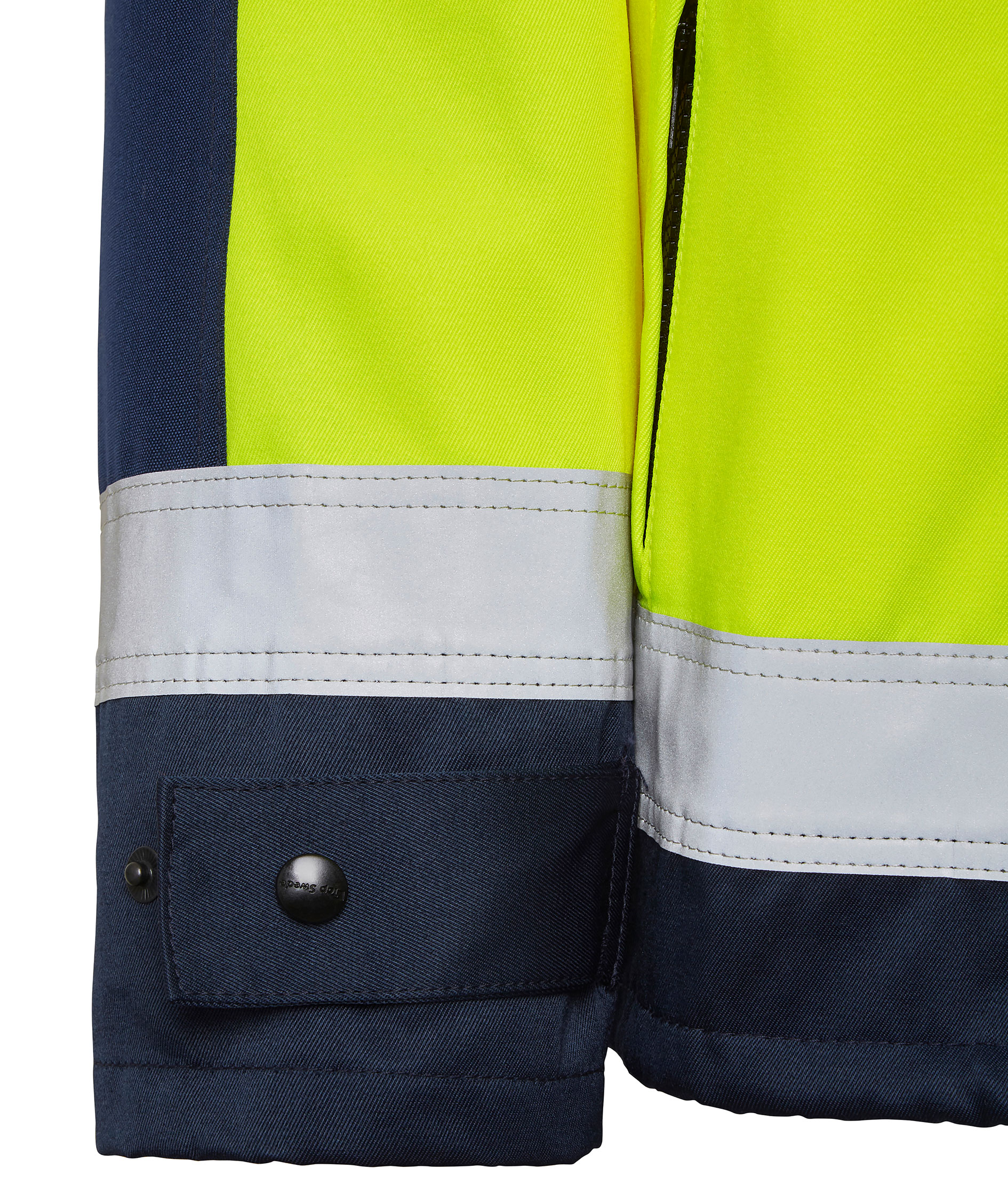Top Swede work jacket 3816, Hi-Vis Yellow/Navy, large image number 4