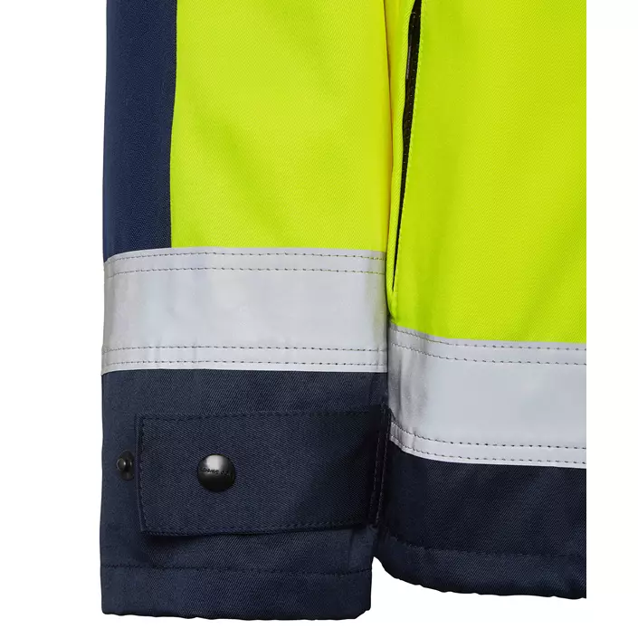 Top Swede work jacket 3816, Hi-Vis Yellow/Navy, large image number 4