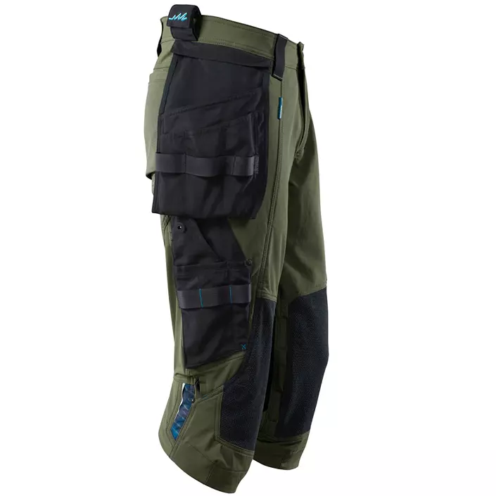 Mascot Advanced craftsman knee pants full stretch, Moss green, large image number 3