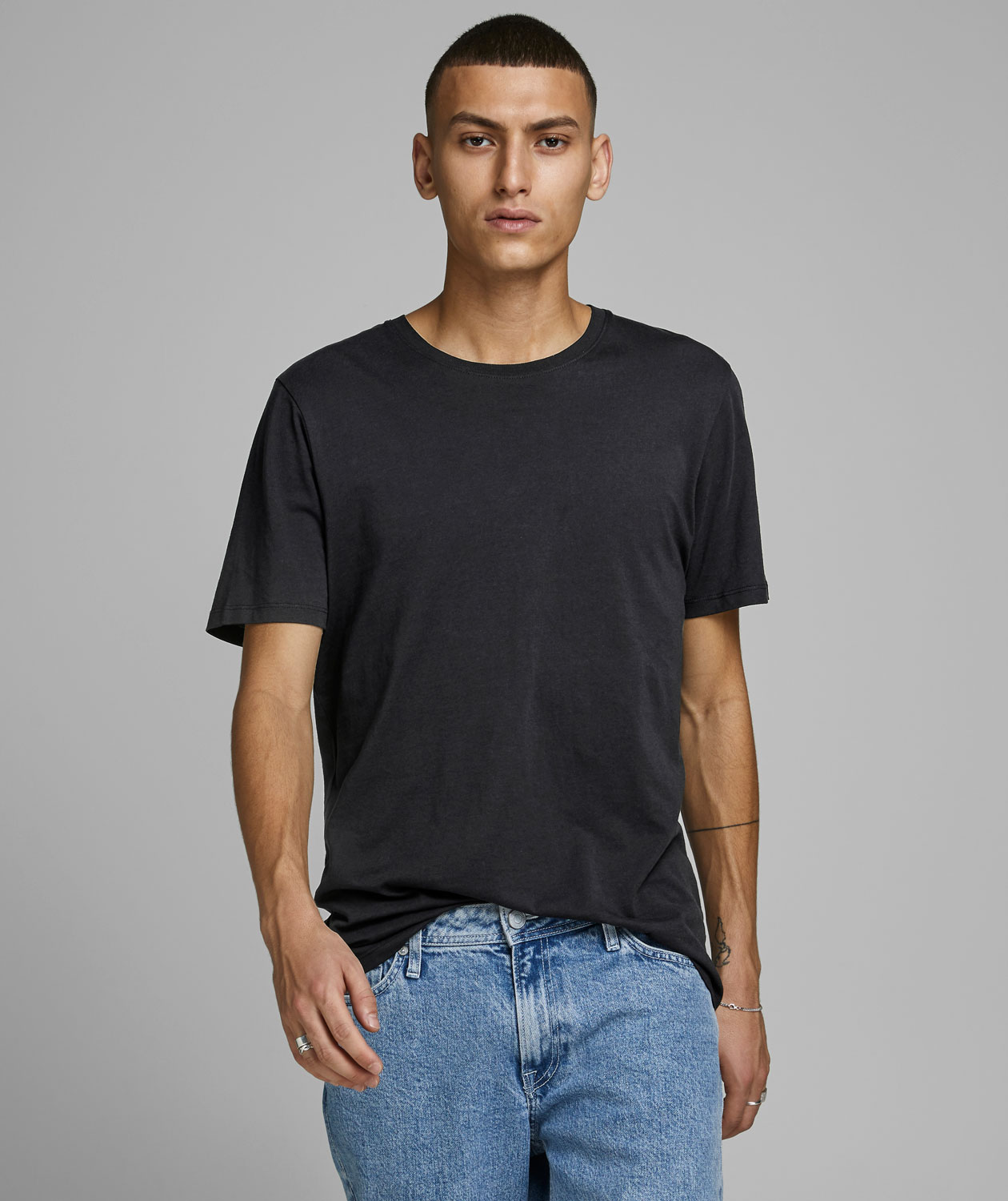 Jack & Jones JJEORGANIC basic T-shirt, Svart