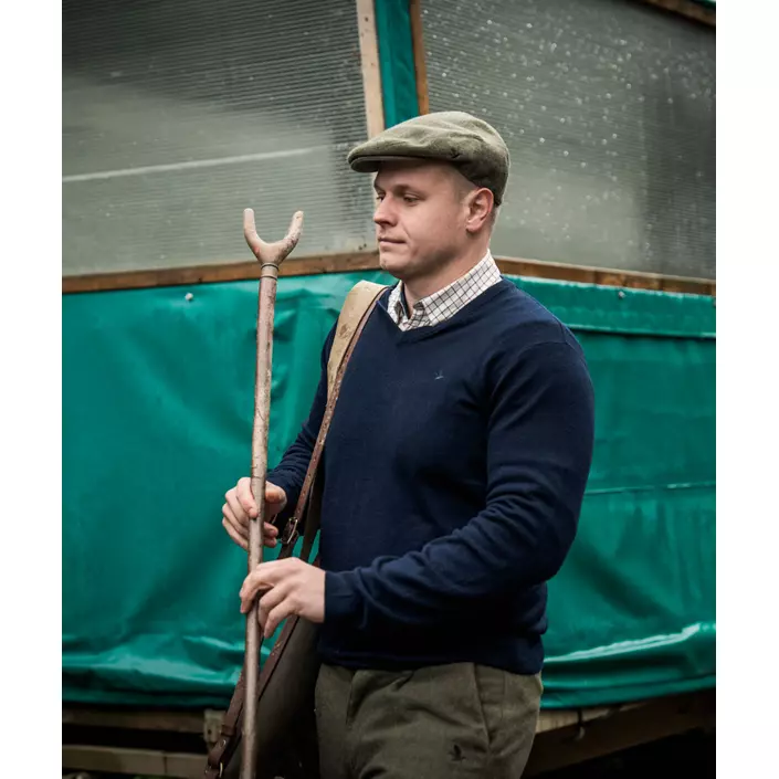 Seeland Pine stickad tröja med merinoull, Dark Sapphire, large image number 4