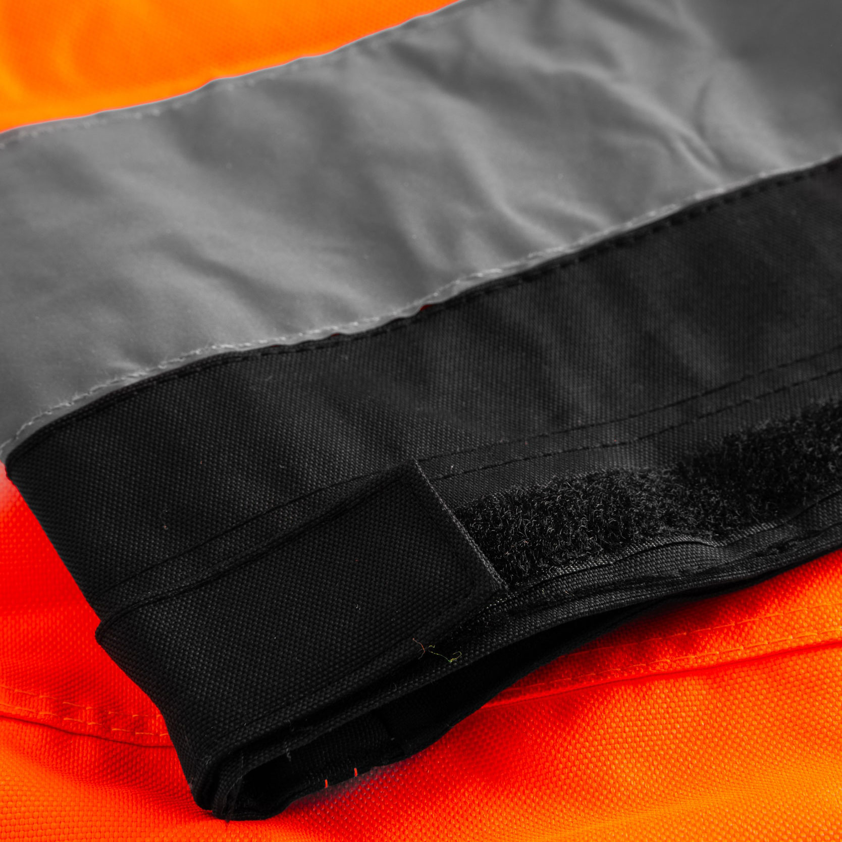 Lyngsoe craftsman rain trousers, Hi-Vis Orange/Black, large image number 4