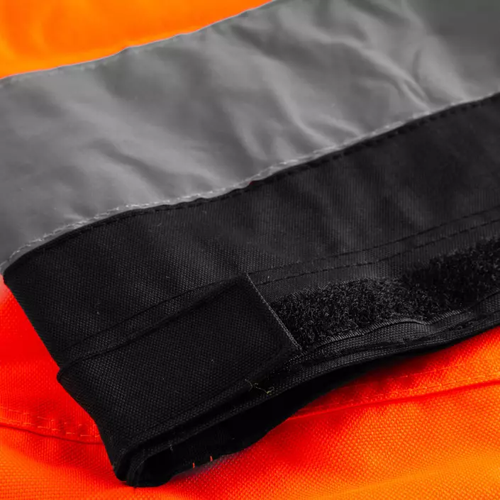 Lyngsøe håndværkerregnbukser, Hi-Vis Orange/Sort, large image number 4