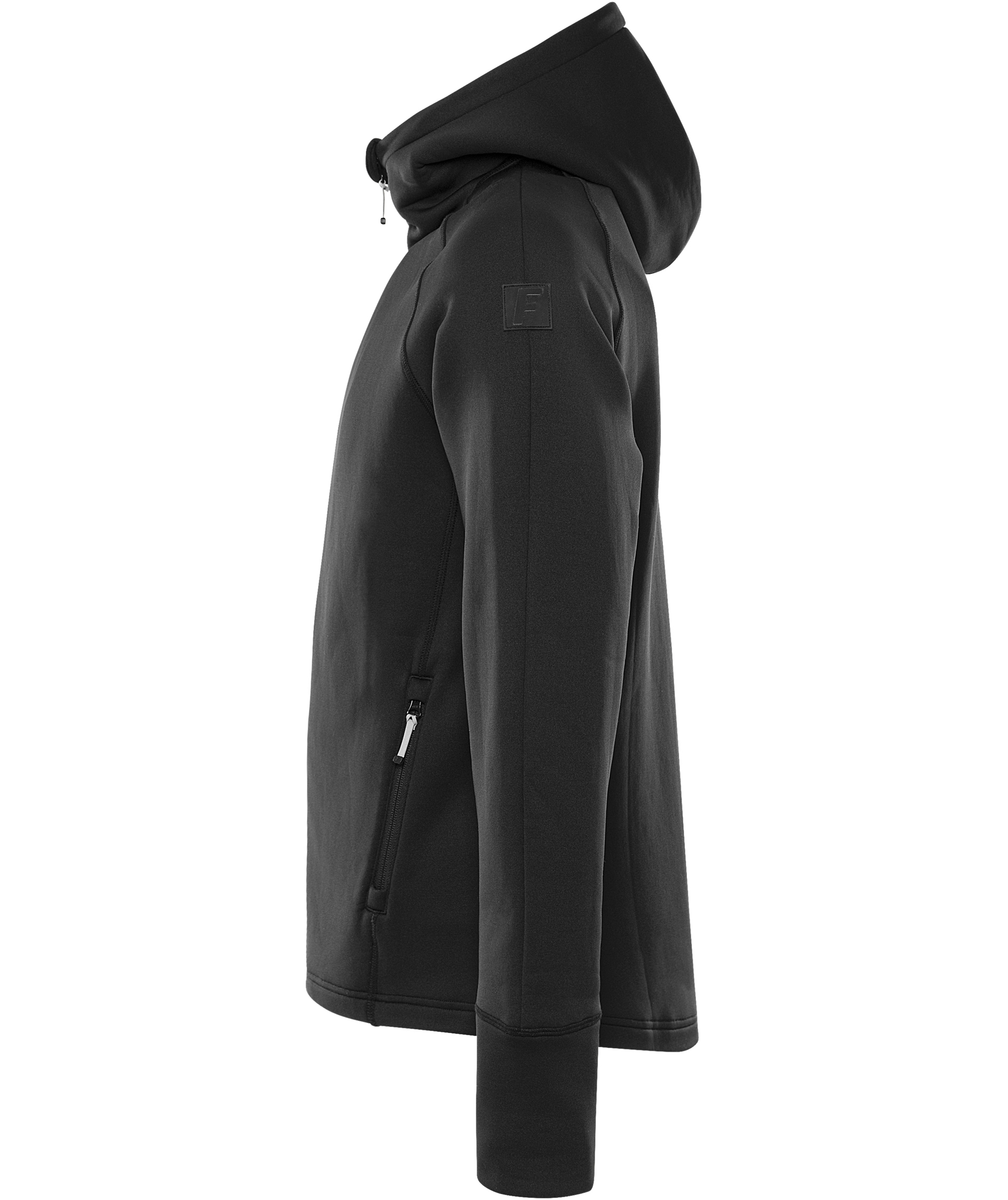 Fristads Cobalt Polartec&reg; hoodie with zipper full stretch, Black, large image number 5