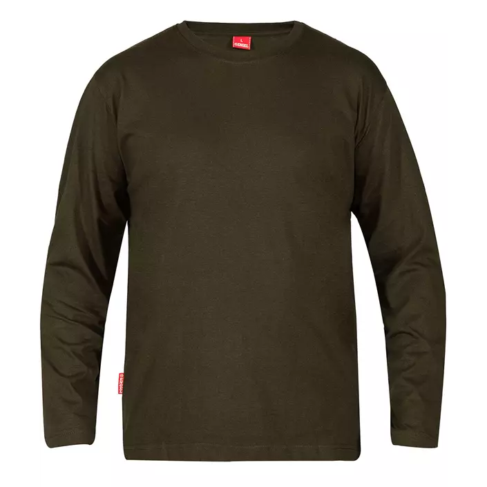 Engel Extend langermet T-skjorte, Forest green, large image number 0