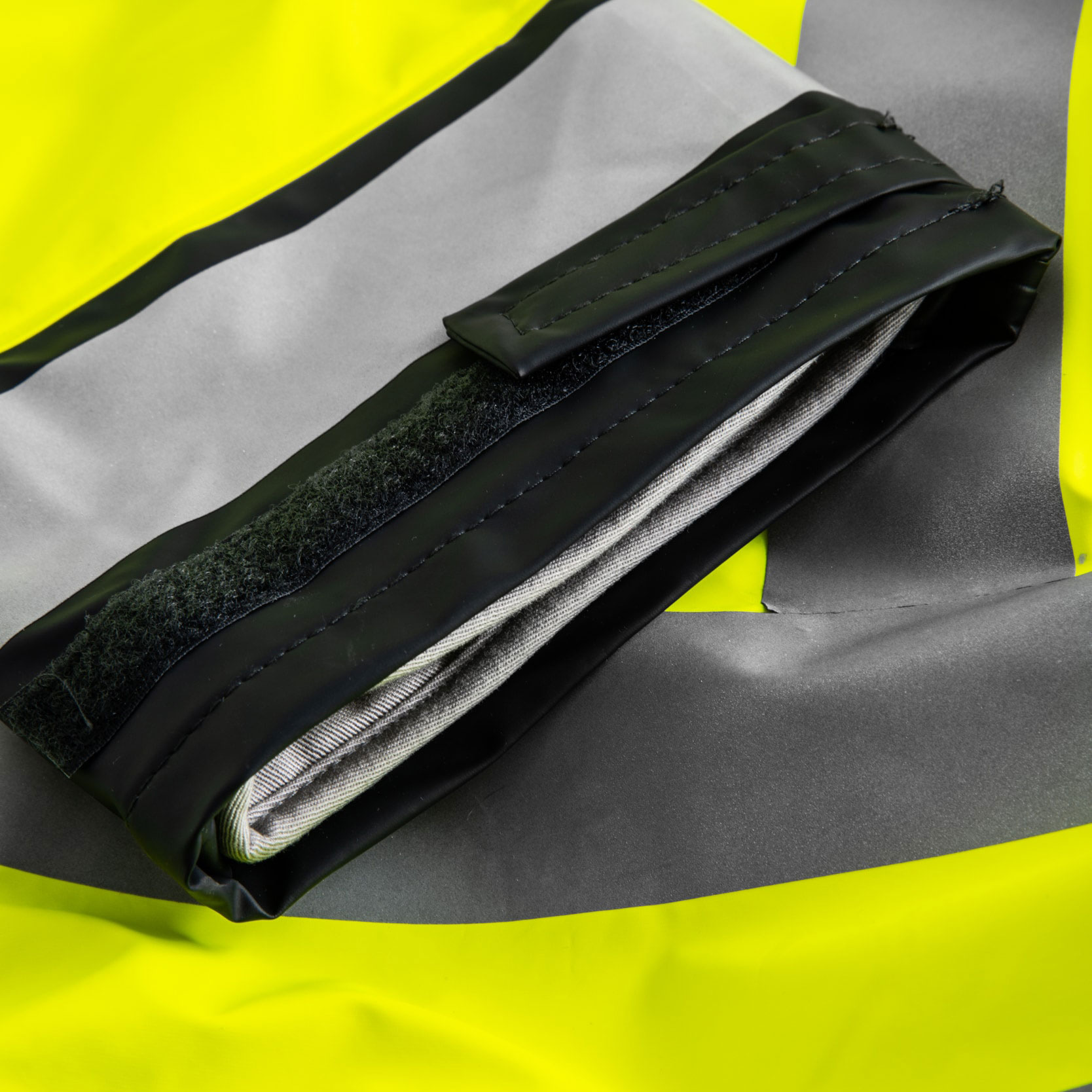 Lyngs&oslash;e Multinorm PU vinterjakke, Hi-vis&nbsp;Gul/Marine, large image number 3