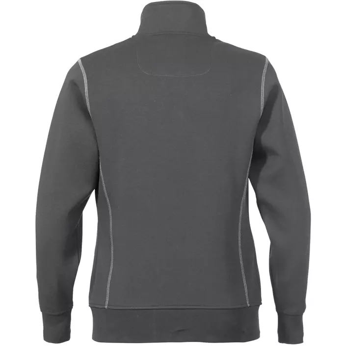 Fristads Acode Sporty dame sweatshirt med lynlås, Grå, large image number 1
