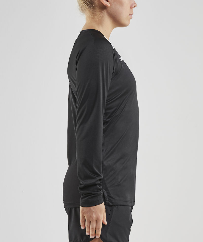 Craft Pro Control Impact long-sleeved women's T-shirt, Black/White, large image number 4