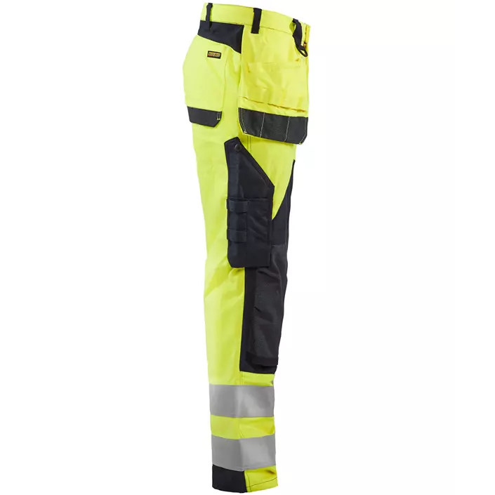 Blåkläder Multinorm craftsman trousers, Hi-vis Yellow/Marine, large image number 3