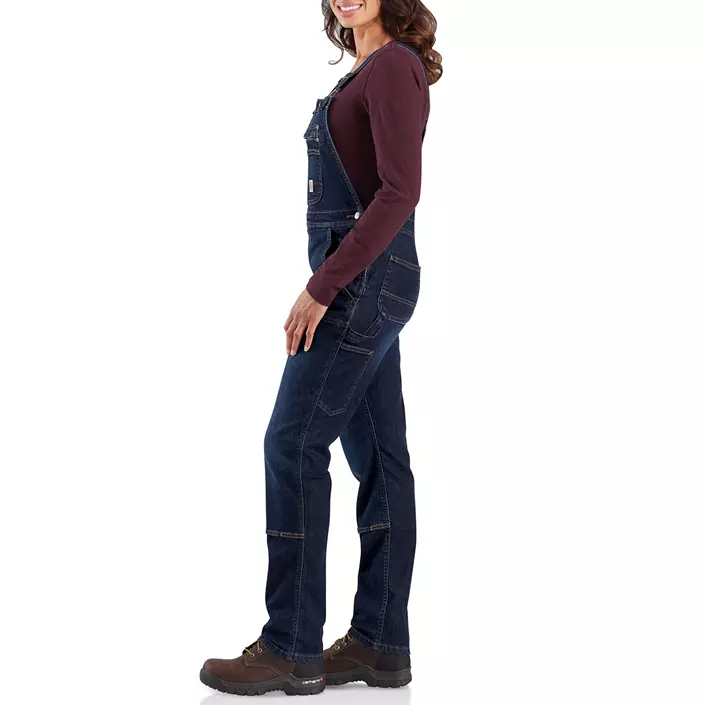 Carhartt Denim Double Front dameoverall, Midnight Blue, large image number 4