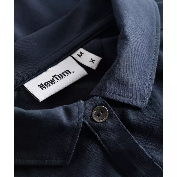 NewTurn Luxury Stretch Damen Poloshirt, Navy, large image number 6