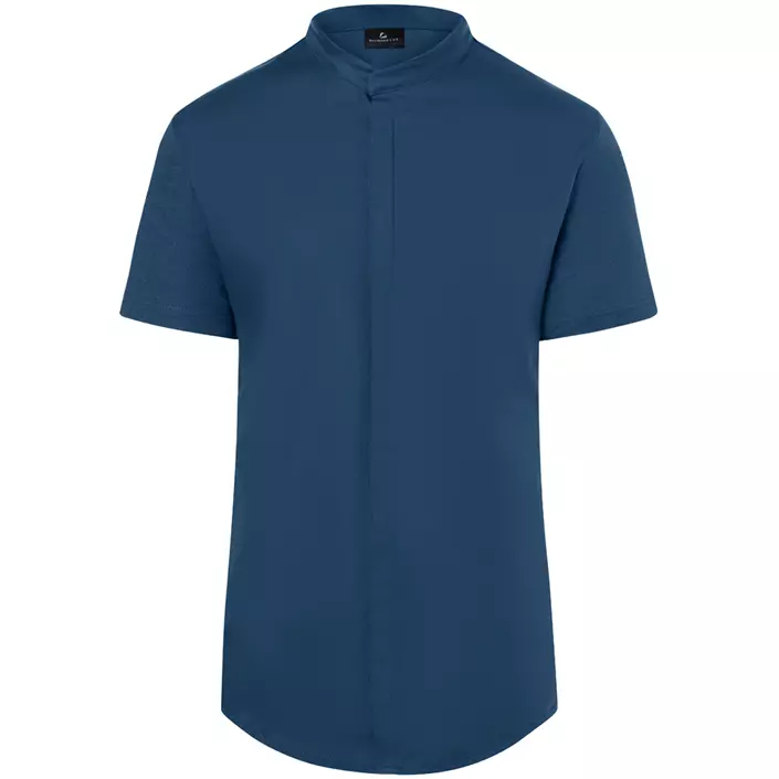 Karlowsky DIAMOND CUT® Avantgarde kortärmad kockjacka, Steel Blue, large image number 0