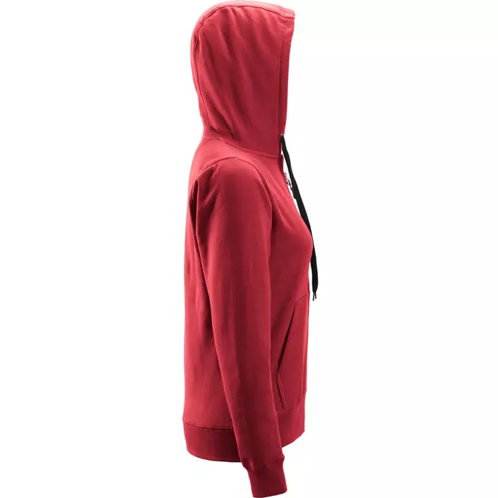 Snickers women's zip hoodie 2806, Chili Red, large image number 4