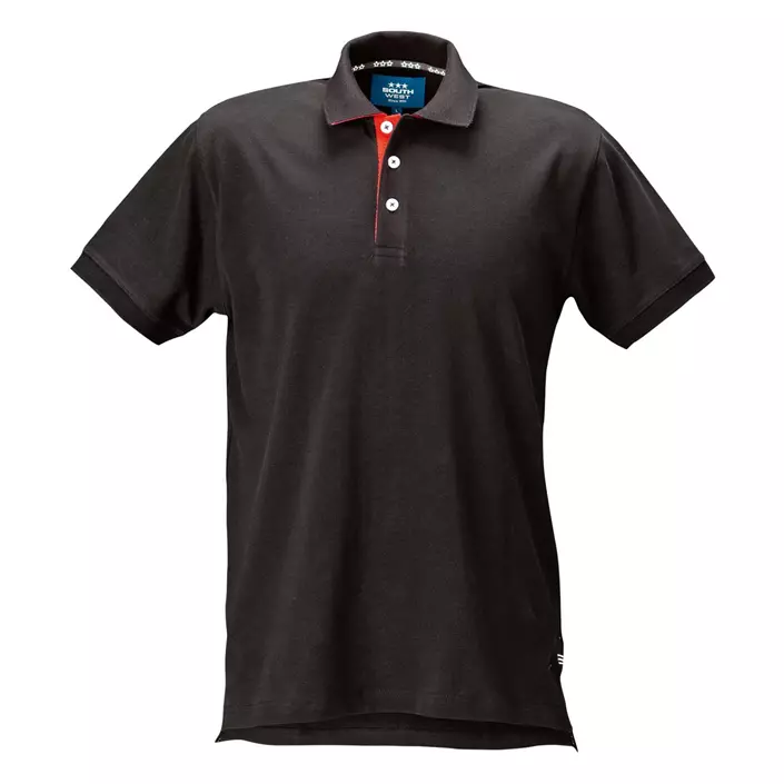 South West Morris polo shirt, Black, large image number 0