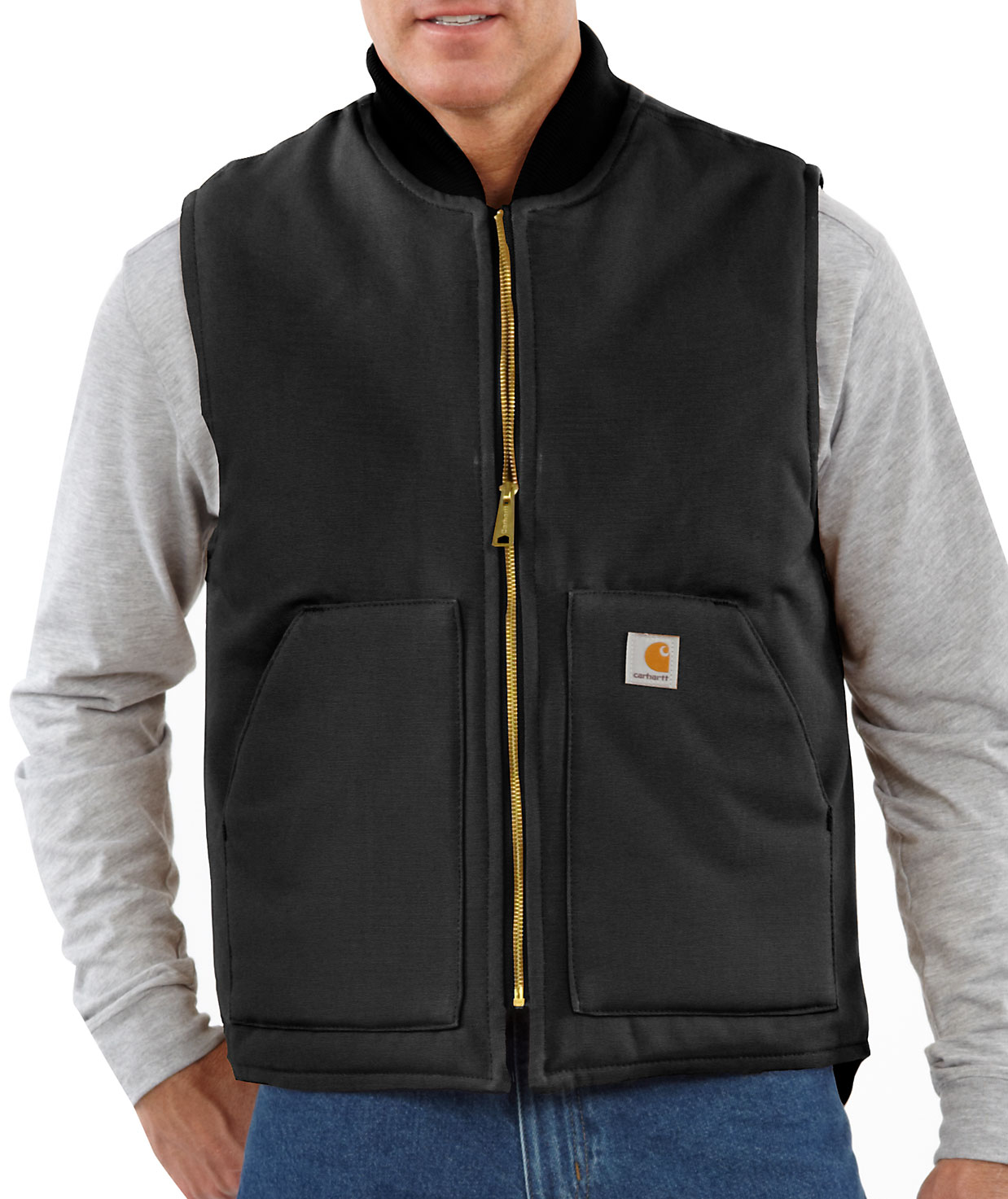 Carhartt V01 v&auml;st med foder, Black
