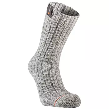 L.Brador Rag socks with wool, Grey