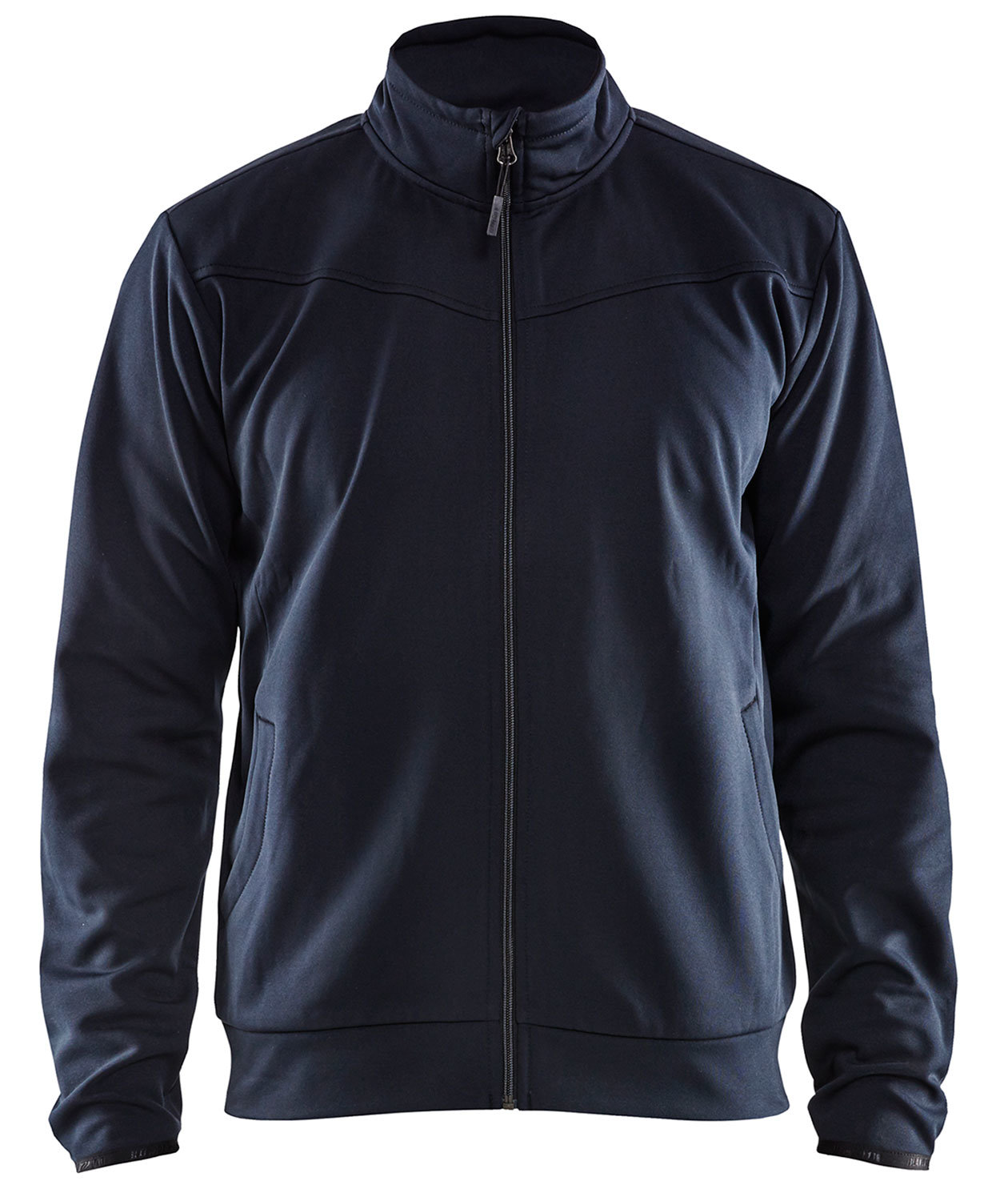 Bl&aring;kl&auml;der Unite sweat cardigan, M&oslash;rk Marinebl&aring;/Sort, M&oslash;rk Marinebl&aring;/Sort, swatch